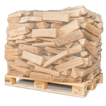 Brennholz Buche lose auf Palette