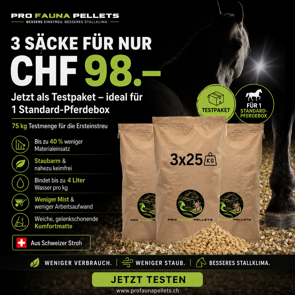 Pro Fauna Pellets Starterpaket 3x25 kg