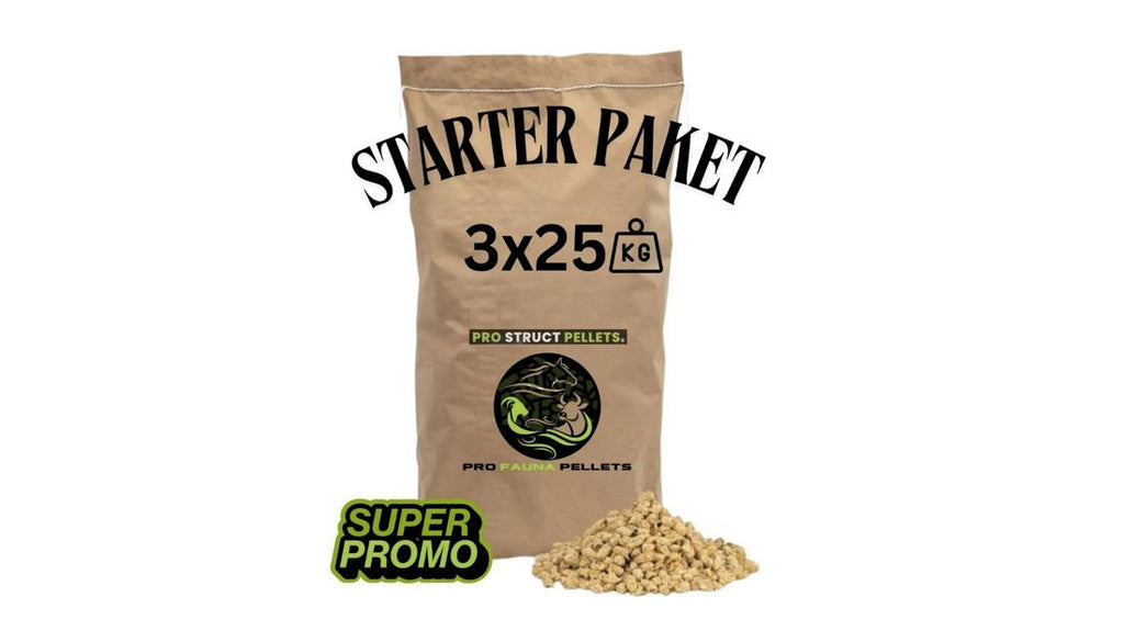 Pro Fauna Pellets Starterpaket 3x25 kg